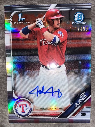 2019 bowman chrome - josh, jung