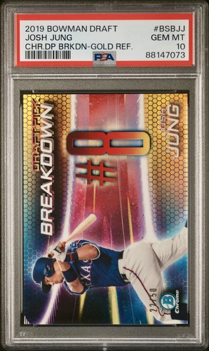 Bowman chrome 2019 josh jung - bowman,